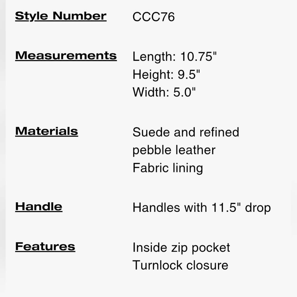 Coach Hadley Turnlock Tote Shoulder Bag In Suede - Picture 7 of 16